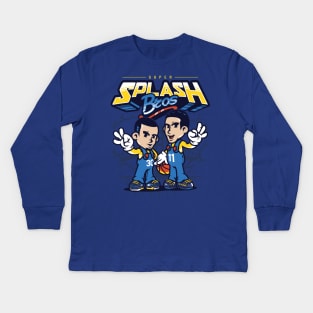 Super Splash Bros. Kids Long Sleeve T-Shirt